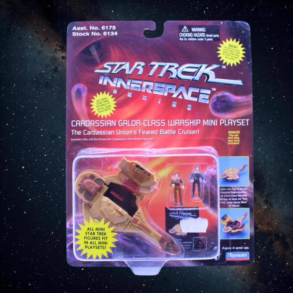 Star Trek Innerspace Cardassian Warship 1995 OVP | Playmates | hoppla-stuff.de